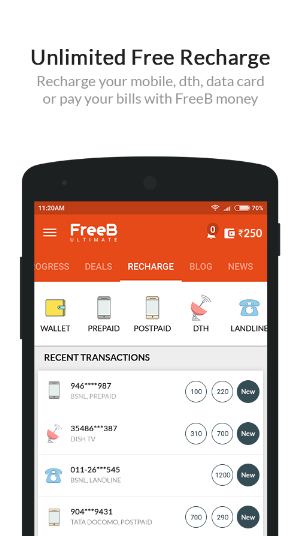 FreeB Mobile Apps se fayeda
